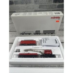 Märklin H0 46716 Fire Department Recovery Crane Car Set – Brand New in Original